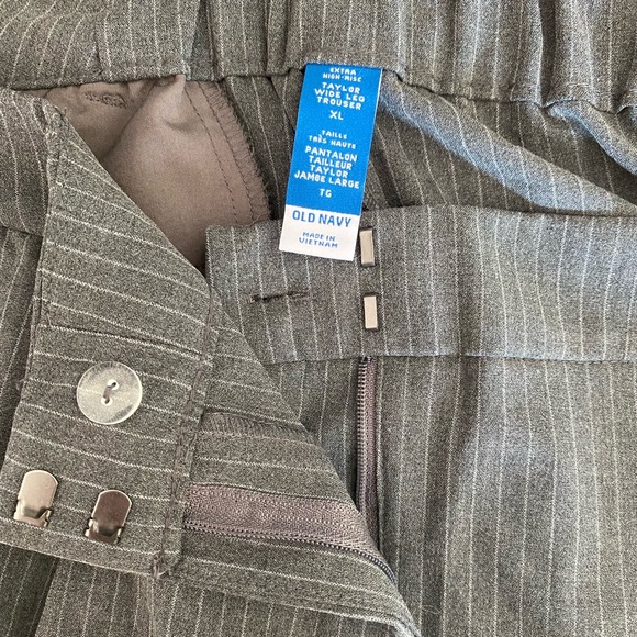 Extra High-Waisted Taylor Wide-Leg Trouser Pants - Picture 3 of 5